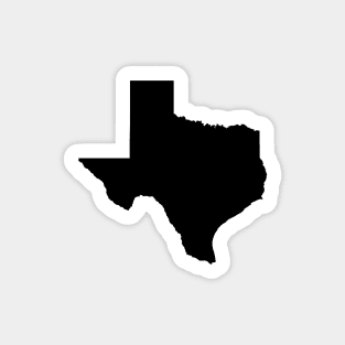 Black Texas Sticker